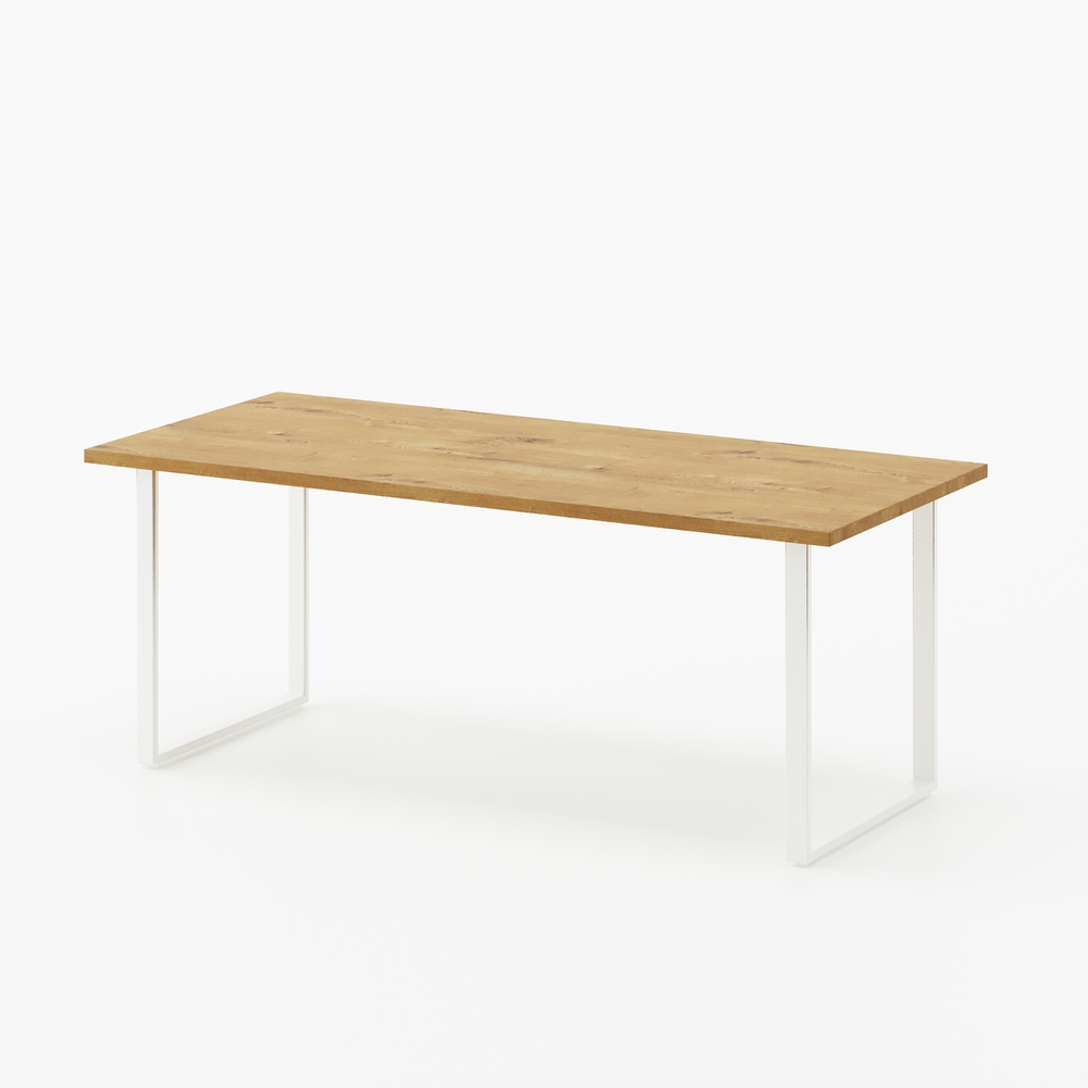 SQUARE DINING TABLE WHITE
