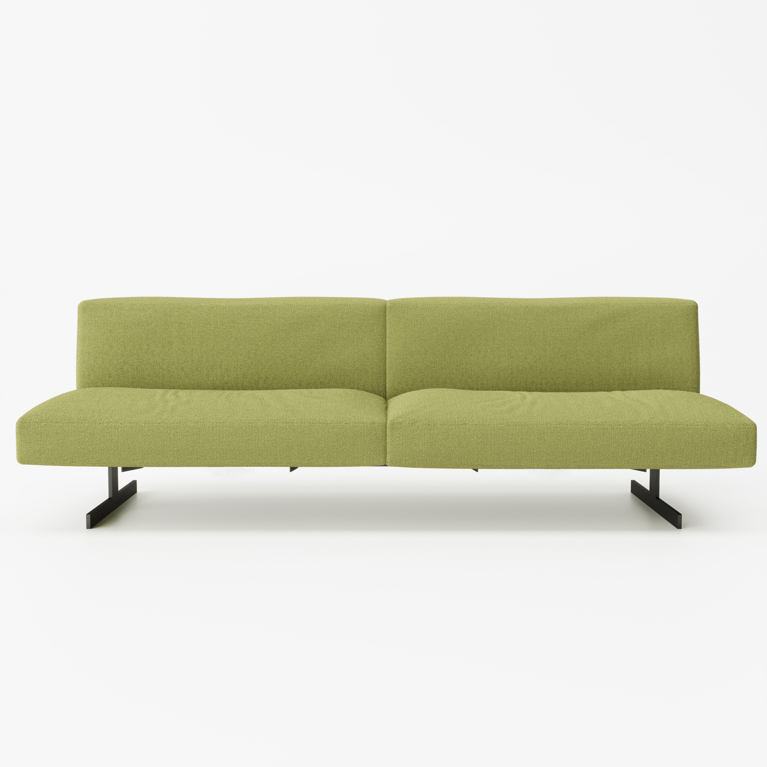 BAN 3P SOFA <br />
W2100<br />
フレームカラー：クリア<br />
張地：HoG ホルムグリーン（Aランク）