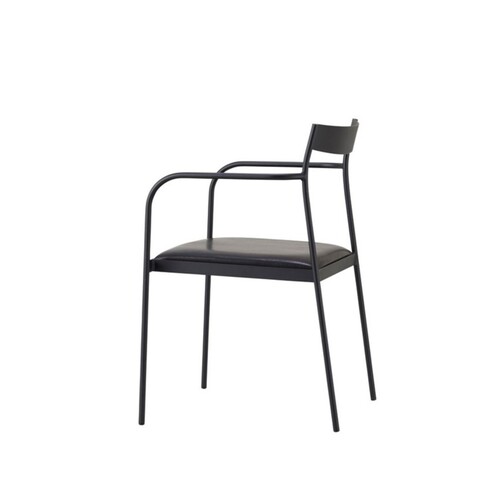 PFアームチェア BLACK