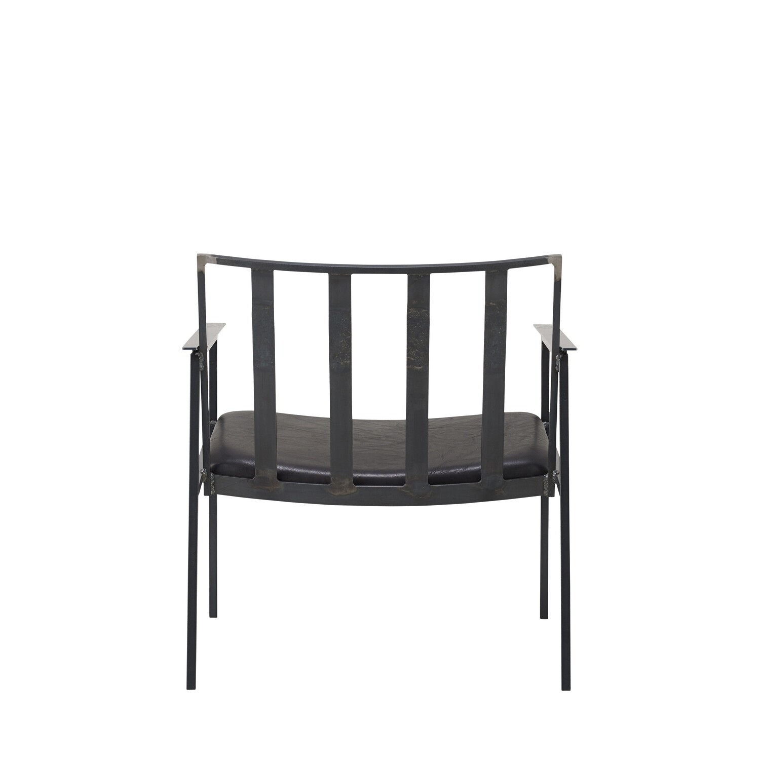 フレームカラー：クリア<br />
張地：牛革 Santeria Black301（Bランク）