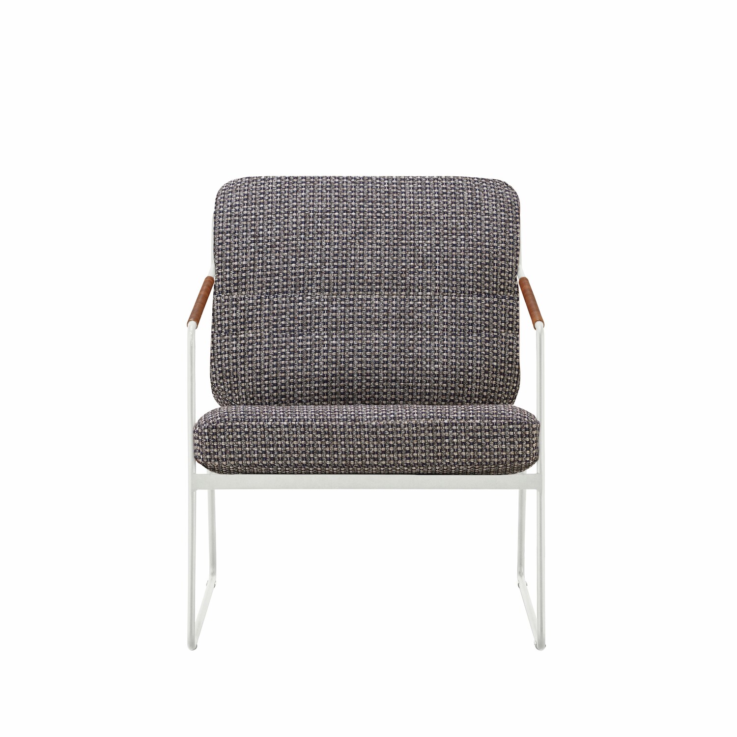 フレームカラー：サンドホワイト<br />
張地：HaNV ハウゼンネイビー（AAランク）