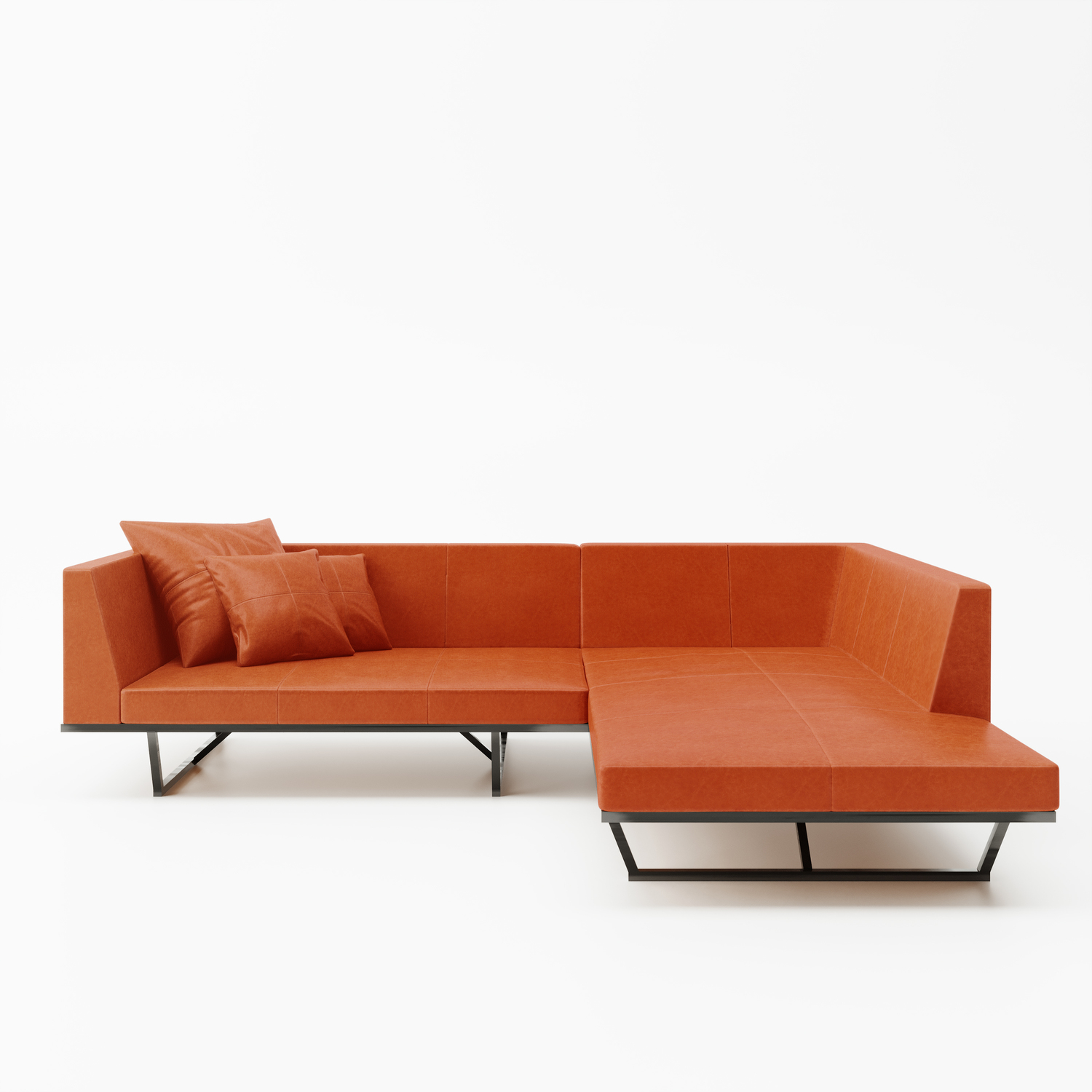 フレームカラー：クリア<br />
張地：牛革 Santeria Camel 304（Bランク）