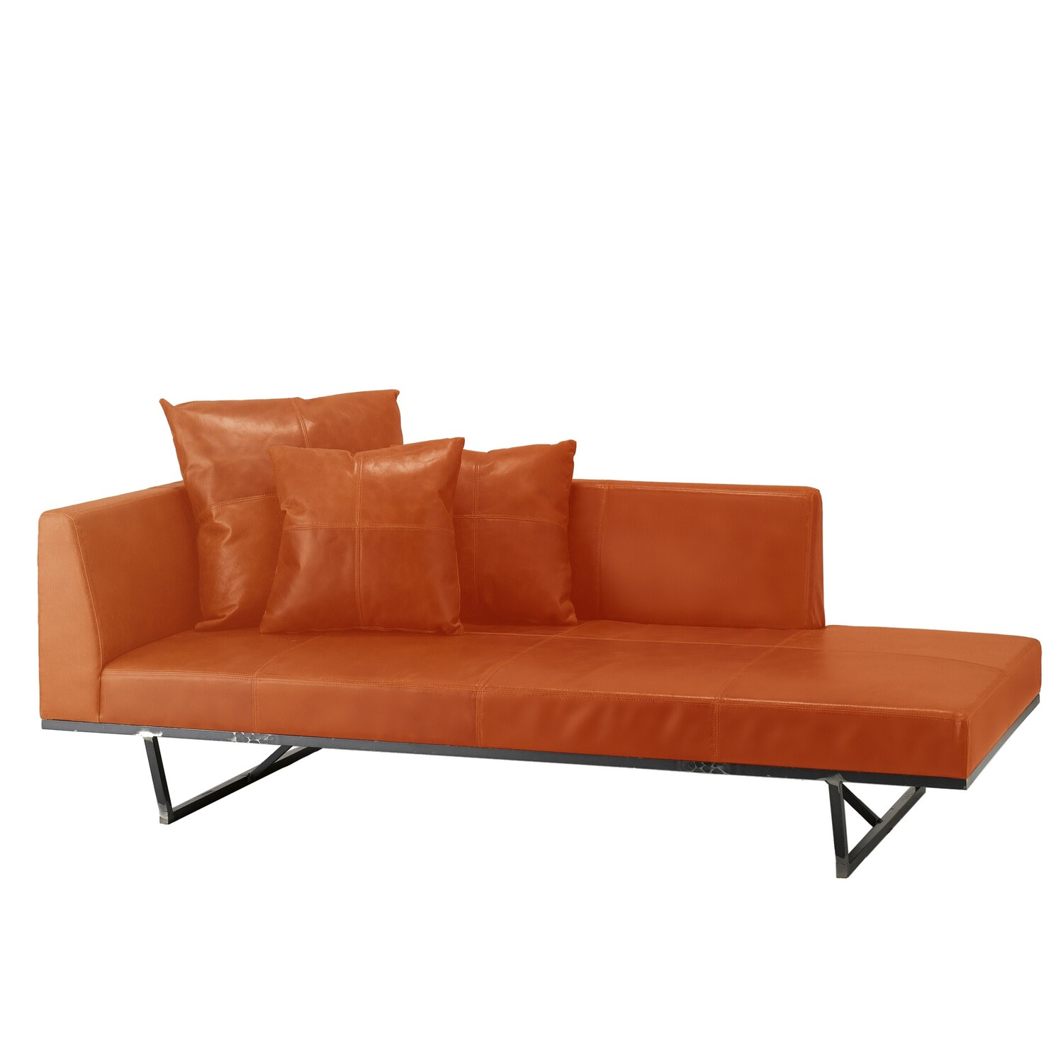 フレームカラー：クリア<br />
張地：牛革 Santeria Camel 304（Bランク）